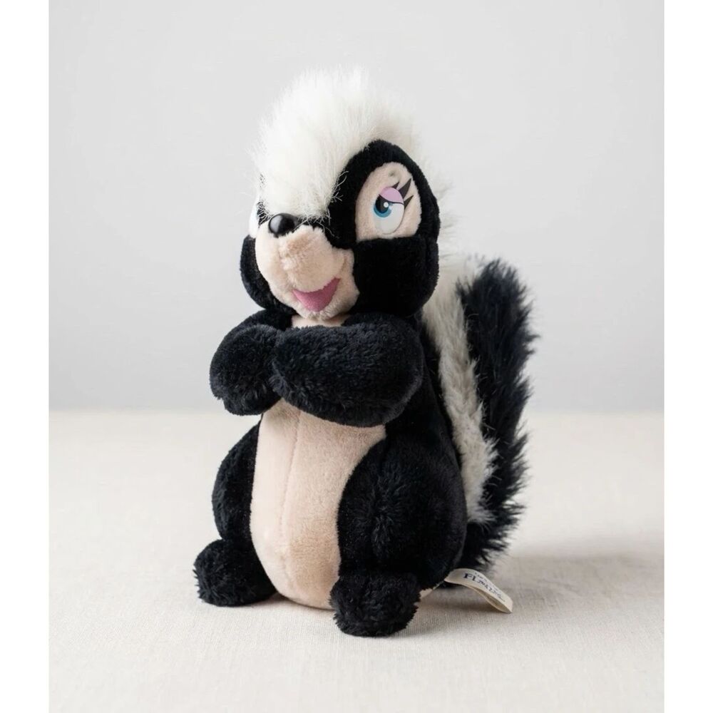 Vintage Disney Flower the Skunk Sears Exclusive Bambi Plush Stuffed Animal Toy